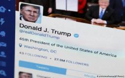 حساب الرئيس الأمريكي دونالد ترامب على تويتر