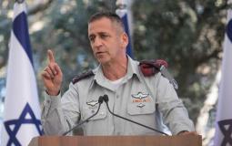 رئيس هيئة الأركان الإسرائيلية أفيف كوخافي