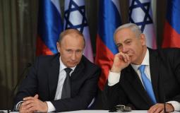  الرئيس الروسي فلاديمير بوتين ورئيس الحكومة الإسرائيلية بنيامين نتنياهو