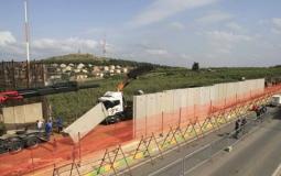 تشييد جدار قبالة الحدود الجنوبية وضمن الأراضي اللبنانية