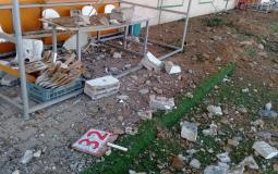 قصف ملعب بيت حانون البلدي