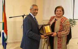 الجبهة العربية الفلسطينية تكرم سفير جنوب أفريقيا خلال حفل وداع أقيم له