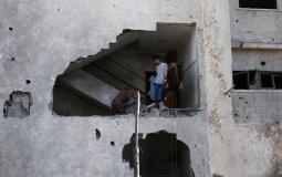 الاحتلال يقصف منزلاً في غزة