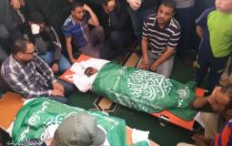 تشييع جثمان شهيداء في غزة