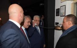 الرئيس عباس في فندق الجدار في بيت لحم