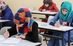 متقدمات لامتحان التوظيف في فلسطين - ارشيفية