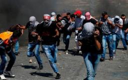 مواجهات بين شبان فلسطينيين وقوات الاحتلال في الضفة -ارشيف-