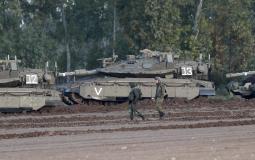 تعزيزات الاحتلال في غلاف غزة