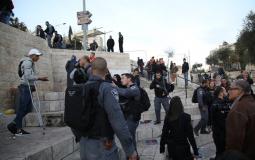 جنود الاحتلال يعتدون على مقدسيين في محيط باب العامود
