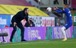 فرانك لامبارد مدرب تشيلسي وحكيم زياش