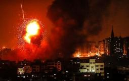 قصف على غزة خلال العدوان الأخير - ارشيف