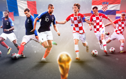 المبارة النهائية لمونديال روسيا 2018 كأس العالم بين كرواتيا وفرنسا