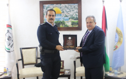 رئيس المحكمة الدستورية العليا يكرم جهاز الشرطة الفلسطينية