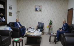  لقاء جبريل الرجوب مع القنصل التركي في رام الله