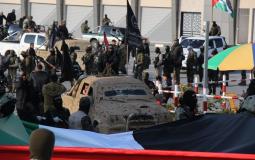 مسير عسكري لألوية الناصر صلاح الدين في غزة