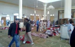 الهجوم الذي استهدف مسجد الروضة أمس الجمعة