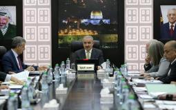 جلسة سابقة لمجلس وزراء الحكومة الفلسطينية