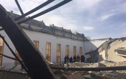 انهيار سقف مبنى -ارشيف