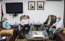 أبو الرب يبحث مع شركة انترميد تزويد مستشفى الرازي بمعدات طبية