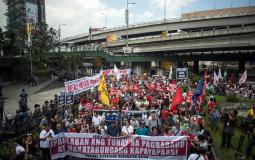 مسيرة حاشدة ضد سياسات الرئيس الفلبينى فى مانيلا