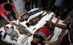 شهداء عائلة أبو ملحوس في دير البلح