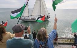 نشطاء دوليين متضامنين مع غزة