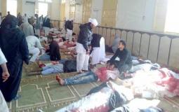 ضحايا مسجد الروضة في العريش