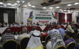 من لقاء الفصائل والقوى الوطنية والمجتمعية الفلسطينية اليوم