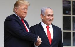 نتنياهو وترامب - الادارة الامريكية قد توقف خطة الضم الاسرائيلية