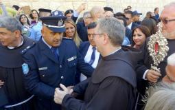 الشرطة تؤمن وتشارك بمراسم استقبال حارس الأراضي المقدسة ببيت لحم