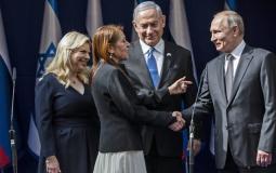 بوتين ووالدة المعتقلة الإسرائيلية