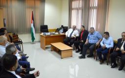 وزير التعليم العالي يبحث سبل تطوير جامعة فلسطين التقنية