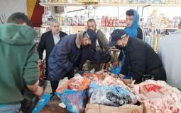 ضبط 135 كيلو لحوم مجمدة وأسماك فاسدة في رفح