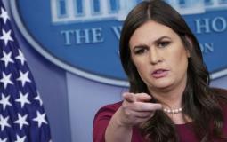 سارة ساندرز المتحدثة باسم البيت الأبيض