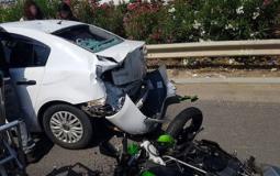 إصابة سائق دراجة نارية إثر حادث طرق بين عكا وحيفا