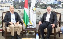  لقاء نيكولاي ملادينوف مع قيادة حماس في غزة اليوم
