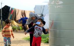 أحد مخيمات اللاجئين الفلسطينيين - توضيحية