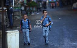 دوام مدارس غزة اليوم