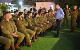  وزير الأمن الإسرائيلي نفتالي بينيت يزور فرقة غزة