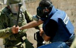 اعتداءات الاحتلال على الصحفيين الفلسطينيين- أرشيفية