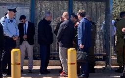 بنيامين نتنياهو رئيس الحكومة الإٍسرائيلية في مكان عملية سلفيت