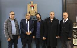 لقاء وزير الثقافة مع أعضاء جمعية موسيقانا لتنمية الثقافة والفنون