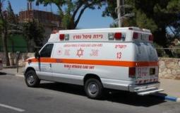 سيارة إسعاف تتبع نجمة داود الحمراء