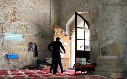 قوات الاحتلال تقتحم مصلى باب الرحمة داخل المسجد الأقصى