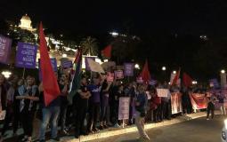 العشرات يتظاهرون في حيفا نصرة لغزة