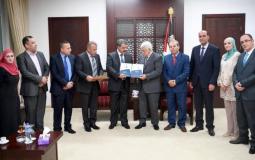 ديوان الرقابة مع الرئيس عباس