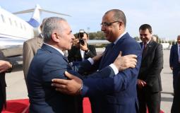 رئيس الوزراء الفلسطيني محمد اشتية يصل تونس