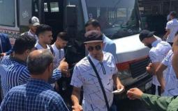 بعثة مركز شباب بلاطة تصل غزة 