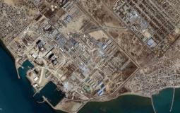 صورة جوية لمفاعل بوشهر الإيراني