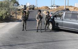 قوات الاحتلال الاسرائيلي في أحد شوارع بيت لحم